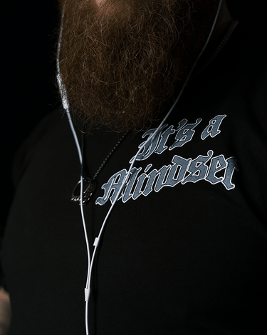 ABE It's a Mindset Tee, Black